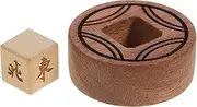 Fengzhuang Dice Flag Mahjong Board Game Games Mahjong Wind Indicator Mahjong Bettor Play Mahjong Supplies Mahjong Accessories Party Accessories Game Props Solid Wood Generic