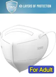 white Protective 5 Layer Face Mask BFE 95% Disposable Respirator KN95 Masks LOT