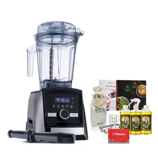 【送橘寶洗淨液3瓶】美國Vitamix超跑級全食物調理機Ascent領航者A3500i-尊爵髮絲鋼-台灣官方公司貨-陳月卿推薦