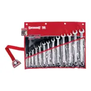 Sidchrome 13 Piece Ring & Open End Spanner Set Imperial AF SCMT22410 1/4-1"