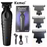 Kemei 2299 Men Hair Trimmer 0mm Clipper Professional Electric Cutting Machine US