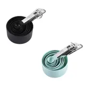 Stainless Steel Measuring Cup Spoons Kitchen Baking Cooking Tools Set - 8pcs