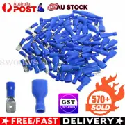 200PC Terminals Electrical Wire Connector Kit Assorted Insulated Crimp Spade Set