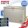 SANLUX 台灣三洋 236L 風扇式無霜上掀式冷凍櫃 SCF-236GF(含拆箱定位、不含舊機回收) 全新公司貨