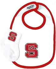 Future Tailgater North Carolina State NC State Wolfpack Baby Bib and Socks Set