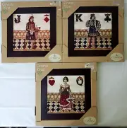 3 Cypress Home Ceramic Trivets, M, Joker's Wild4 Wall Art. New!