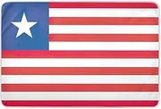 Liberia Flag Bed Pads Washable, Reusable Underpads for Adults, Bed Wetting Mattress Protector