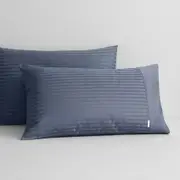 Sheridan 1200TC Millennia Pillowcase Pair in Ink/Dark Blue Size: Standard Material: Cotton @Sheridan Rewards
