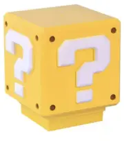 Nintendo Super Mario Bros Mini Question Block Toy Night Light With Coin Sound