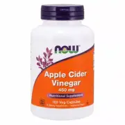 Apple Cider Vinegar 450 mg 180 Caps By Now Foods