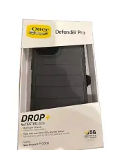 OtterBox Defender Pro Black Phone Case With Holster For Apple iPhone 14 Plus