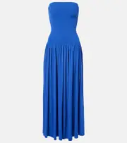 [Zimmermann] Zimmermann Maxine drop-waist maxi dress AU 14 blue