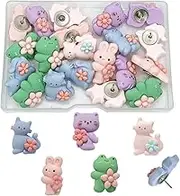 20 PCS Cute Cartoon Little Cat Push Pins Decorative Push Pins for Cork Board Cute Thumb Tacks for Bulletin Board, Photos Wall,Office Supplies,DIY,Cute Office Decorations