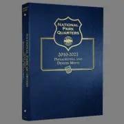 Whitman US National Parks Quarter Coin Album 2010- 2021 P & D #3057