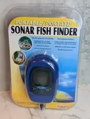 Koolatron Portable Sonar Alarm Fish Finder with LCD Display - Brand New Sealed