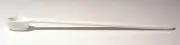 1/4 Teaspoon White Plastic Measure w/Extra Long Handle Pk of 25 Measuring Scoops