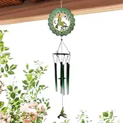 Nankoyal Wind Chimes with Spinner - Colorful Hummingbird Wind Chimes,Creative Porch Accessories, Hangable Patio Decor for Balcony, Deck, Yard