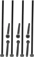10PCS Grade 14.9 Alloy Steel Hex Socket Head Cap Screws Allen Wrench Drive Knurled Screws Black(10,M4X90(10pcs))