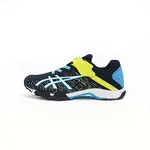 ASICS LAZERBEAM SH-MG [1154A138-402] 大童 慢跑鞋 運動 路跑 魔鬼氈 深藍 螢黃