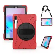 MCC Heavy Duty Strap Samsung Galaxy Tab S7 11" T870 T875 Kids Case Cover [Red]