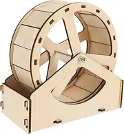 VERDANVERSE Hamster Wooden Exercise Wheel Silent Pet for Hamsters and Animals Interactive Plaything for Exercise and Fun Durable Design for