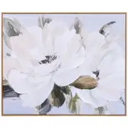 LVD Framed Canvas Home/Room Wall Hanging Art Decor 70x85cm Country Blooms