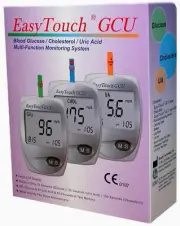 EasyTouch GCU Glucose Cholesterol Uric Acid Blood Monitoring 3 in 1 System