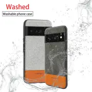 LANGSIDI Man Canvas Leather Magnetic Phone Case For Google Pixel 7 6 Pro 6A 5 4A 5g 5A shockproof Protective Cover For Pixel 6A