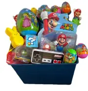 Super Mario Easter Or Birthday Gift W/Plush, Toys, Candy, Cars, Chocolate & More