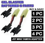 Gel Blaseter Battery 1-4 pcs Mini Tamiya Adaptor Plug Lipo Parts Gen8 J9 J10