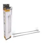 I-Hook 70cm Stainless Steel Double Towel Rail Holder Bathroom Organiser Silver