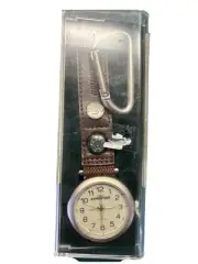 Vintage New 90’s Timex Expedition Pocket Watch With Carabiner. T9HP M901PH
