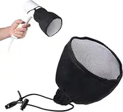 Dimeho Hair Dryer Diffuser Universal Hair Dryer Sock Cover Foldable Travel Diffuser Cap Portable Hairdryer Attachment with Elastic Band Soft Curly Diffusers Sock for Home Travel Hotel Hairstyling