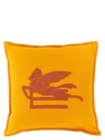 [Etro Home] Etro Home-Pegaso Cushions Giallo-Unisex OS