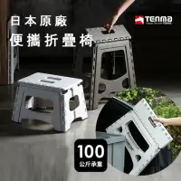 在飛比找momo購物網優惠-【TENMA 天馬】秒收便攜折疊椅 小號(承重100公斤 工