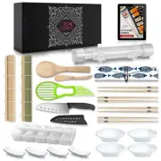 Takedento DIY Sushi Making Kit for Beginners – Transparent Sushi Bazooka – Fo...