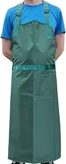 Kelendle Trimmer Safety Chaps with Pocket Adjustable Straps Waterproof Weeding Apron for Grass Trimmer Garden Work Apron Bib