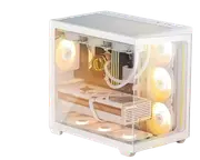 Antec C5 ARGB ATX, mATX Seamless Edge to Edge, White , 270 degrees, 7x ARGB + PWM Controller, 5090 Back Connect, USB-C, Dual Chamber Gaming Case
