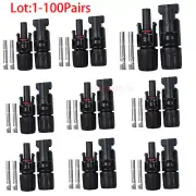 Lot For MC-4 Connectors Solar Panel 30A Plug Socket Male Female IP67 H Adapter