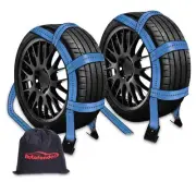 2Pc Tow Dolly Basket Straps with Flat Hook for 14"-17" Tires -10,000 lbs Brea...