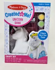 MELISSA & DOUG: Created by Me! Unicorn Bank Craft Kit NEW1