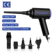 500W Electric Compressed Air Duster Blower Canned Air Spray for Keyboard Clean