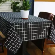 Tablecloth Black and White Checkered Tablecloth Rectangular Kitchen Table Decor