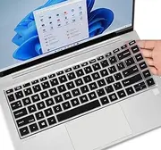 CaseBuy Keyboard Cover for HP Probook 440 445 G8 G9 G10 2023 2022 14 inch, HP Probook 640 G7 G8 14" Laptop Protector Skin(Not Fit Probook 440 445 G5 G6 G7) -Black