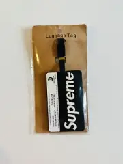 Supreme New York Box Logo Bogo Black MTA Card Holder Key Travel Luggage Tag