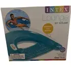 Intex Sit 'N Float 60x39in. Inflatable Pool Lounge, Blue, New, For Adults