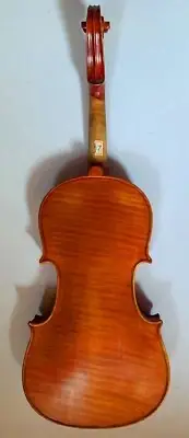 4/4 violin single flame maple back rib neck spruce top Unassembled new #03