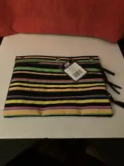 Tech Gear Triple Zipper Binder Pouch Make Up Crayons Pencils Pen DWK102