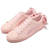 在飛比找Yahoo奇摩購物中心優惠-Puma 休閒鞋 Basket Bow Wns 女鞋 粉紅 