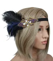 1920s Gangster Great Gatsby Flapper Headpiece